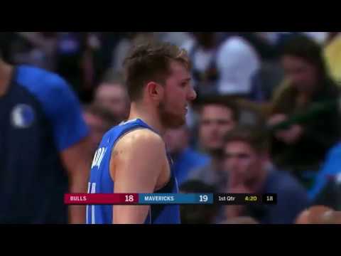 Rookie Luka Doncic Fools Everyone and Nice Assist to DeAndre Jordan vs. Bulls [22.10.18.]