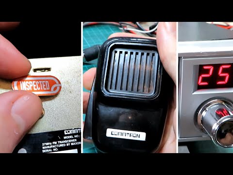 40 YEARS ON  - RADIO GETS A BRAND NEW INSPECTION STICKER FOR A VERY GOOD REASON.