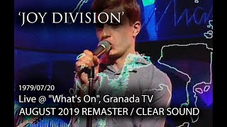 Joy Division - She&#39;s Lost Control, live @ Granada TV (Remastered 2019)