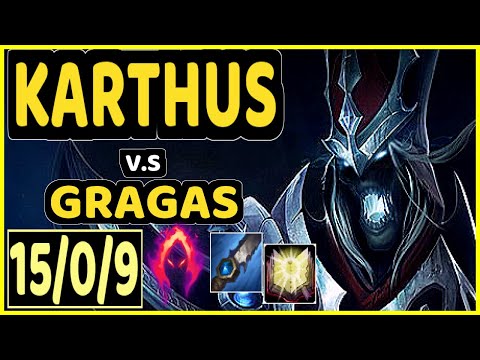 KIREI (KARTHUS) vs GRAGAS - 15/0/9 KDA JUNGLE CHALLENGER GAMEPLAY - EUW