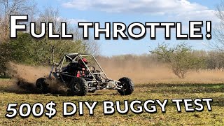 Homemade 600CC KAWASAKI BUGGY ULTIMATE TEST DRIVE!