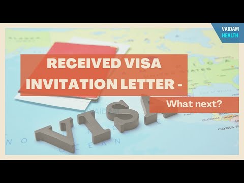 Received Visa Invitation Letter - What next?
