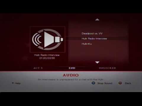 Marvel Ultimate Alliance 2: Hulk Radio Interview