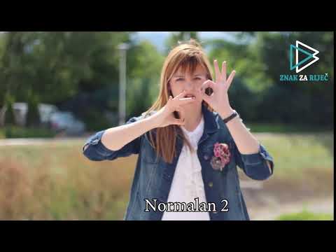 Znak za riječ: NORAMAL + TI NISI NORMALAN