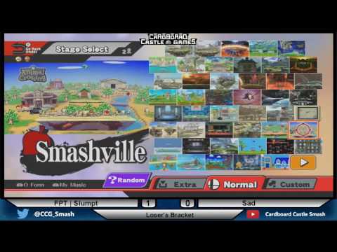 CCG Smash Singles 10/9/2016 - FPT | Slumpt vs. SAD