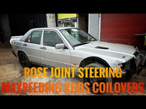 MaxPeedingrods E36 COILOVERS ON 190E