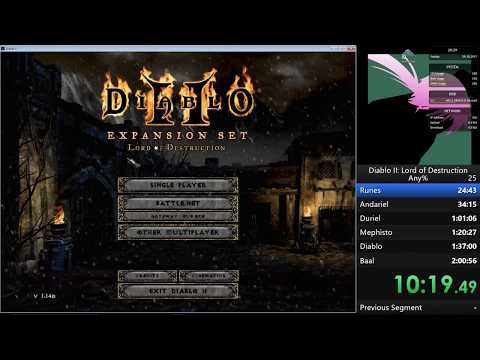 Diablo 2 Druid Speedrun - 2:02:52.53