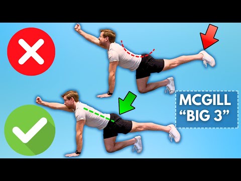 3 best exercises for reducing lower back pain: The "McGill Big 3"