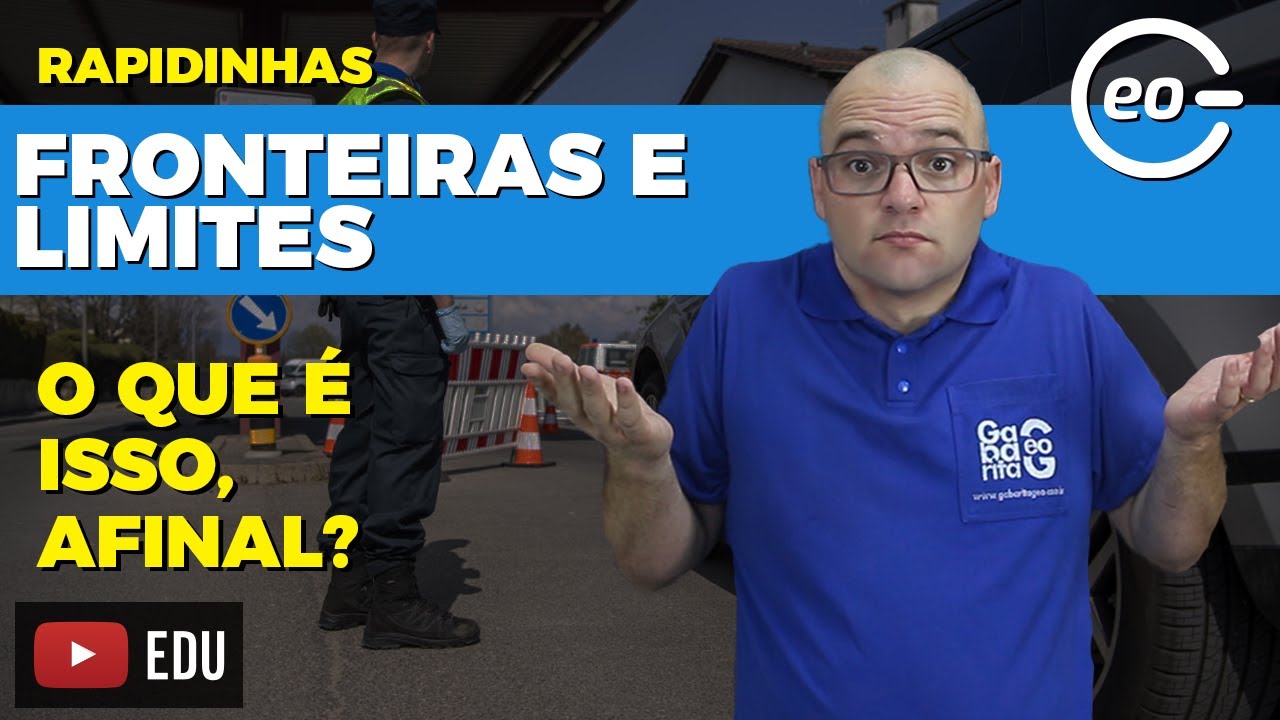 Geografia  - FRONTEIRAS E LIMITES - Rapidinhas - 083