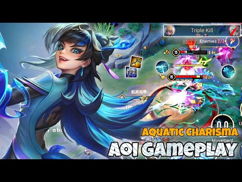 Aoi New Skin "Aquatic Charisma" Jungle Pro Gameplay | Arena of Valor Liên Quân mobile CoT