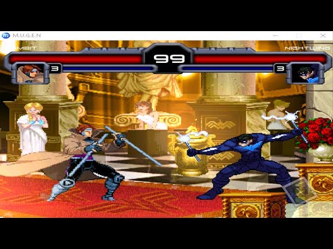 Gambit vs Nightwing ULTRA EPIC FIGHT💥 Marvel vs DC Mugen Battle Tribute