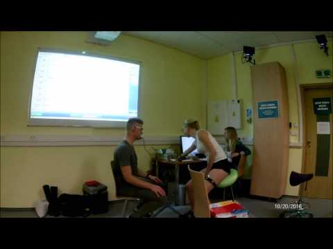 Ergonomic stool - badanie EMG w pracy siedzącej