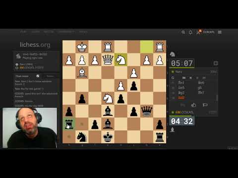 GM Ben Finegold plays 10 minute, 3 minute, and 5 minute on lichess.org  -- #24