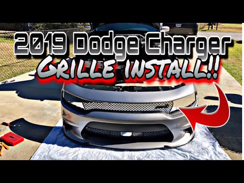 2019 Dodge Charger upper and lower grille COMPLETE INSTALL!!
