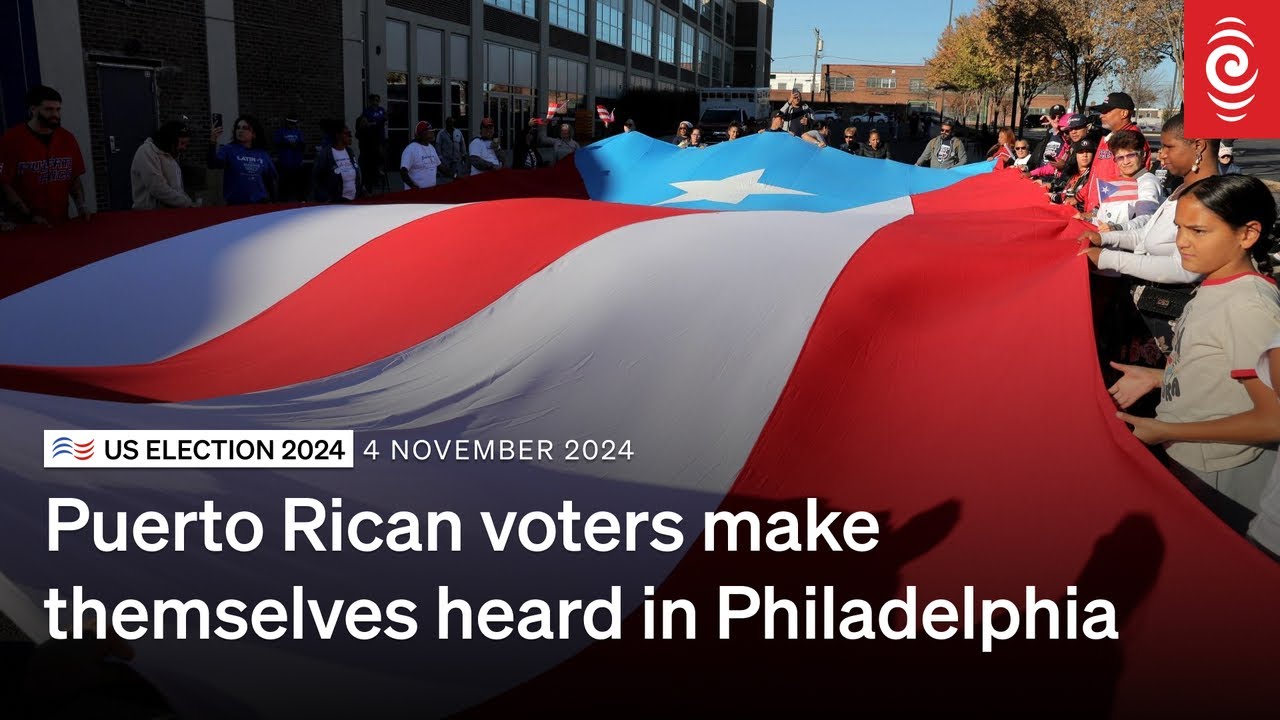 US election 2024: Puerto Rican voters in Philadelphia | Donald Trump v Kamala Harris | RNZ