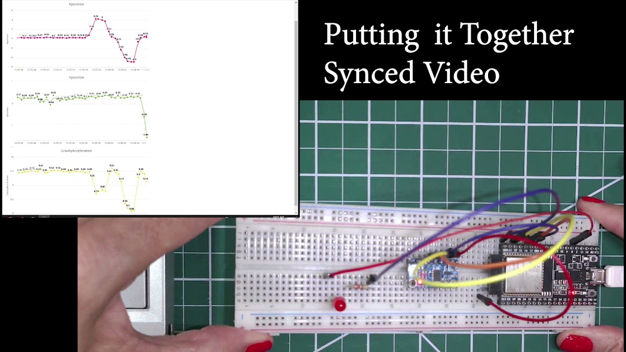 Live Streaming Accelerometer Data Using an ESP32