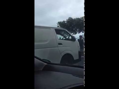 Violent cyclists attack motorist