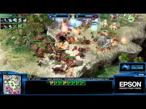 HuK vs MorroW Game 1 in week 2 division 1 at the NASL Season 4