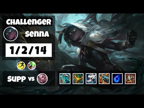 Senna 11.11 Gameplay Challenger Replay S11 Support (1/2/14) - OCE
