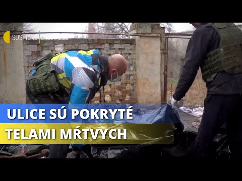 VOJNA NA UKRAJINE - Pochovávanie mŕtvych v Buči