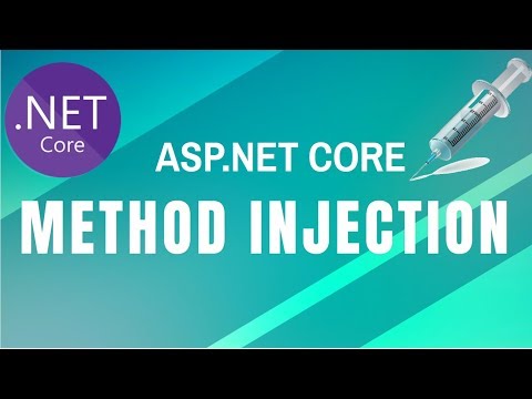 ASP NET Core Dependency Injection Method Injection Example