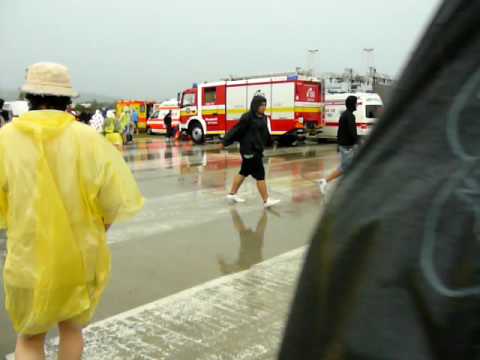 Chvílu po páde stanu O2 arény :-(