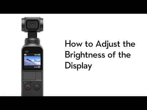 How to Adjust the Brightness of Osmo Pocket's Display