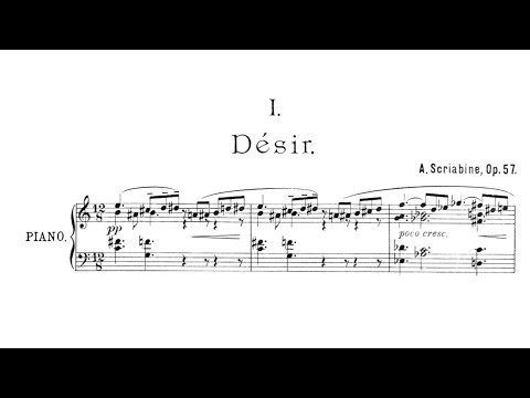 Scriabin - Désir, Op. 57, No. 1 (Pouishnoff, 1926)