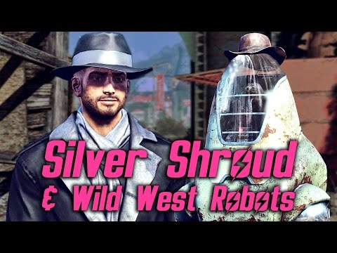 Fallout 4 Nuka-World DLC - Silver Shroud & Wild West Robots - All Special Lines
