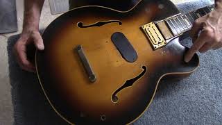 Video thumbnail for Gretsch George Van Eps Restoration, part 1 by Zimnicki Guitars