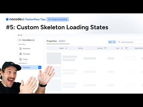 FlutterFlow Tip #5: Custom Skeleton Loading States in FlutterFlow