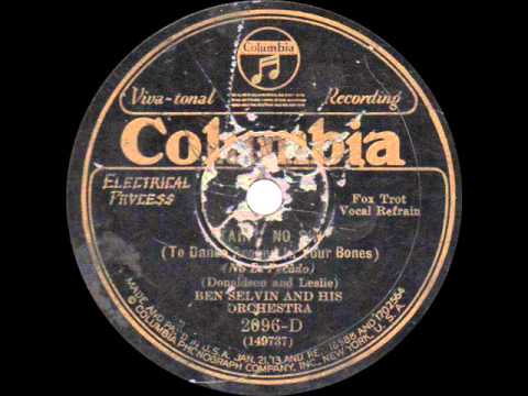 Ben Selvin and his Orchestra - 'Tain't No Sin - 1930