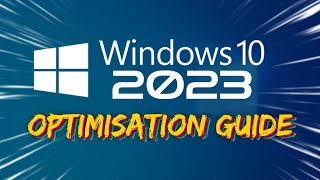 How to Optimize Windows 10 For GAMING and STREAMING. (2023 ULTIMATE Guide)