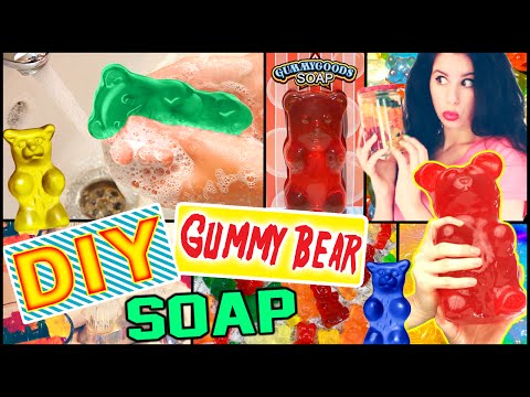 DIY Gummy Bear Soap! | Possible Room Decor! | Make Soap Into Gummy Bears! Video