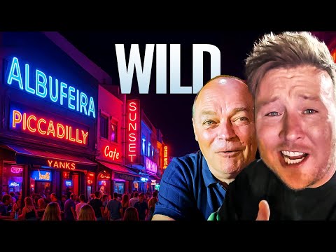 ALBUFEIRA STRIP nightlife is WILD! Crazy scenes in the New Town