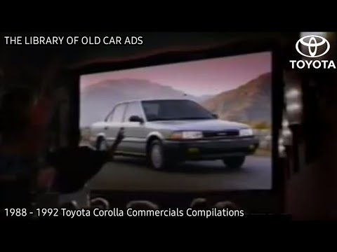 1988 - 1992 Toyota Corolla Commercials Compilations (Part 3)