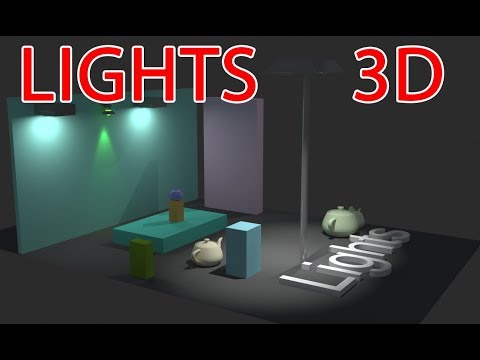LIGHTS - 3D THIẾT KẾ HỆ THỐNG CHIẾU SÁNG TRONG 3D, CÁC TUYỆT CHIÊU CHIẾU SÁNG NGHỆ THUẬT 3dclass.net