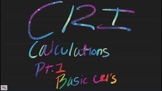 Vet-Tech Bites | CRI Calculations Pt.1: Basic CRI's