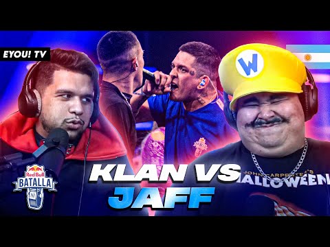 ¡TRANSMITE MÁS QUE NOSOTROS! - REACCIÓN a KLAN vs JAFF - Red Bull: Argentina - Jony Beltrán, Tess
