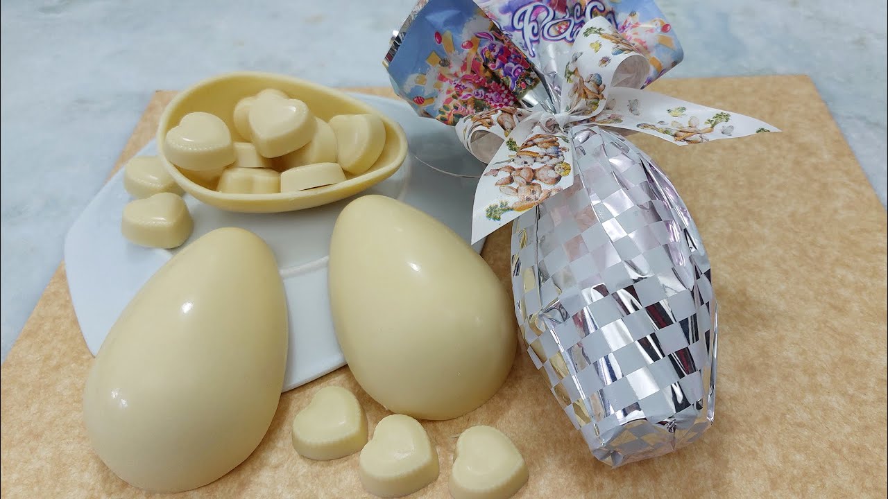 🍫 White Chocolate Easter Egg – Easy Step by Step for Beginners! 🐰✨