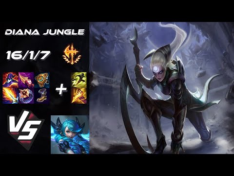 JUNGLE Diana vs Gwen - EU Grandmaster Patch 25.S2.7
