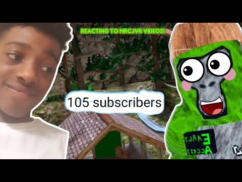 MRCJ HIT 100 SUBS!: Reacting to Mrcjvr's Videos Part 4