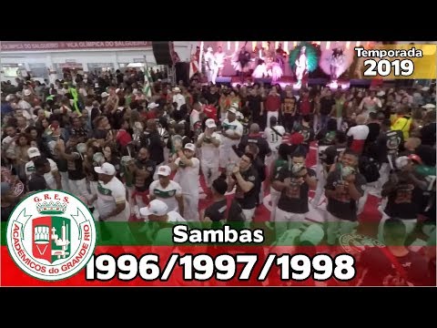 Grande Rio 1996, 1997 e 1998 - Bateria no Salgueiro Convida - Apoteose ao vivo - #SC19