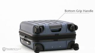 TC09100 ART OF TRAVEL 2 Piece Hardside Spinner Luggage Set