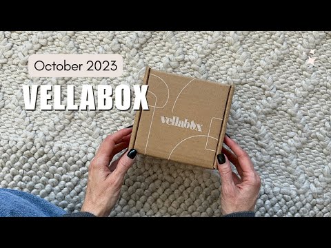 Vellabox Unboxing October 2023