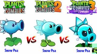 All Plants PVZ 1 vs PVZ 2 vs PVZ 3 Battlez - Which Version Will Win?