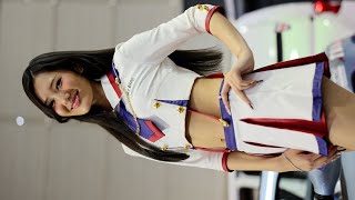 【東京オートサロン2025】成人したばかりの有望SHOOT BOXINGラウンドガールがTASに登場！