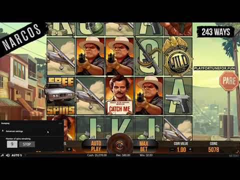 Captura de la tragamonedas Narcos