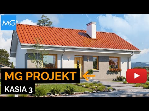 Projekt domu Kasia 3 MGProjekt - 63,70 m2