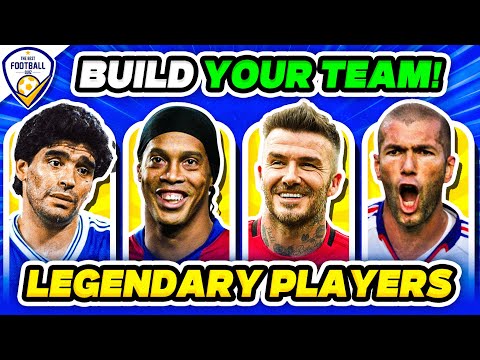 BUILD YOUR TEAM - CHOOSE YOUR FAVORITE PLAYER ⚽🔥 LEGENDARY PLAYERS | FOOTBALL QUIZ 2025